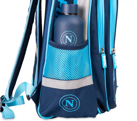 Zaino scuola SSC Napoli Dark Blue con borraccia omaggio