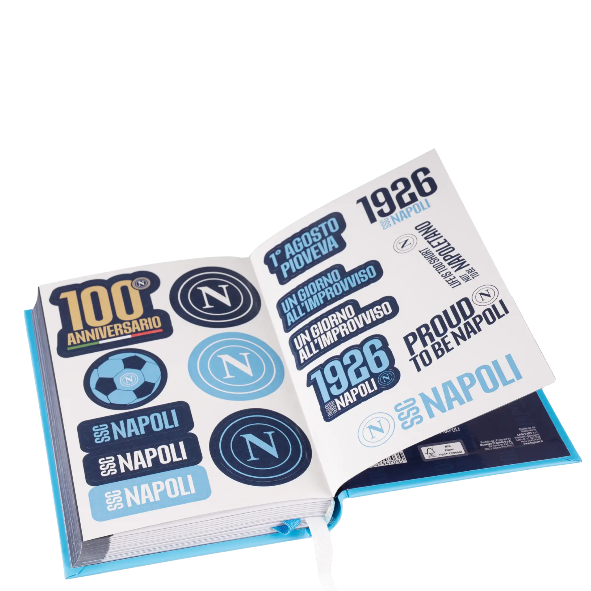Diario scuola SSC Napoli 2025/2026 BLU