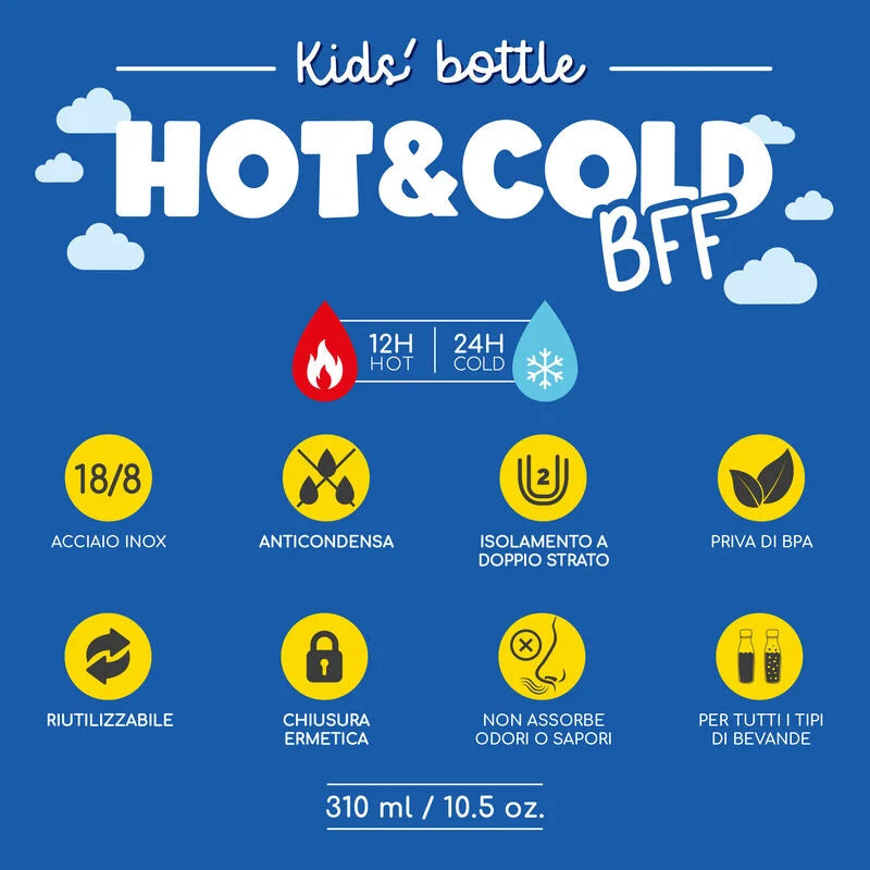 Borraccia Termica per Bambini - Hot&Cold BFF - GIRAFFA