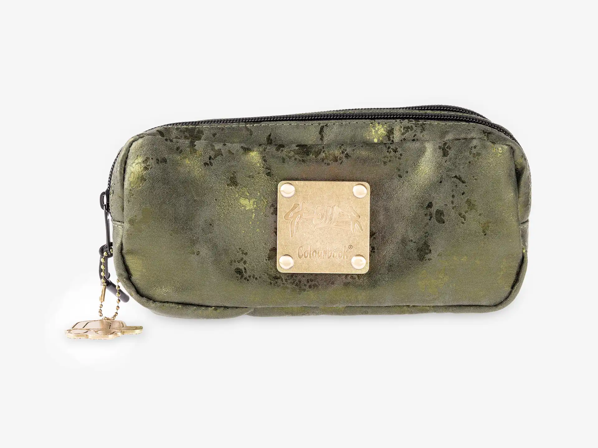 Astuccio due scomparti Green Quarz Geolier