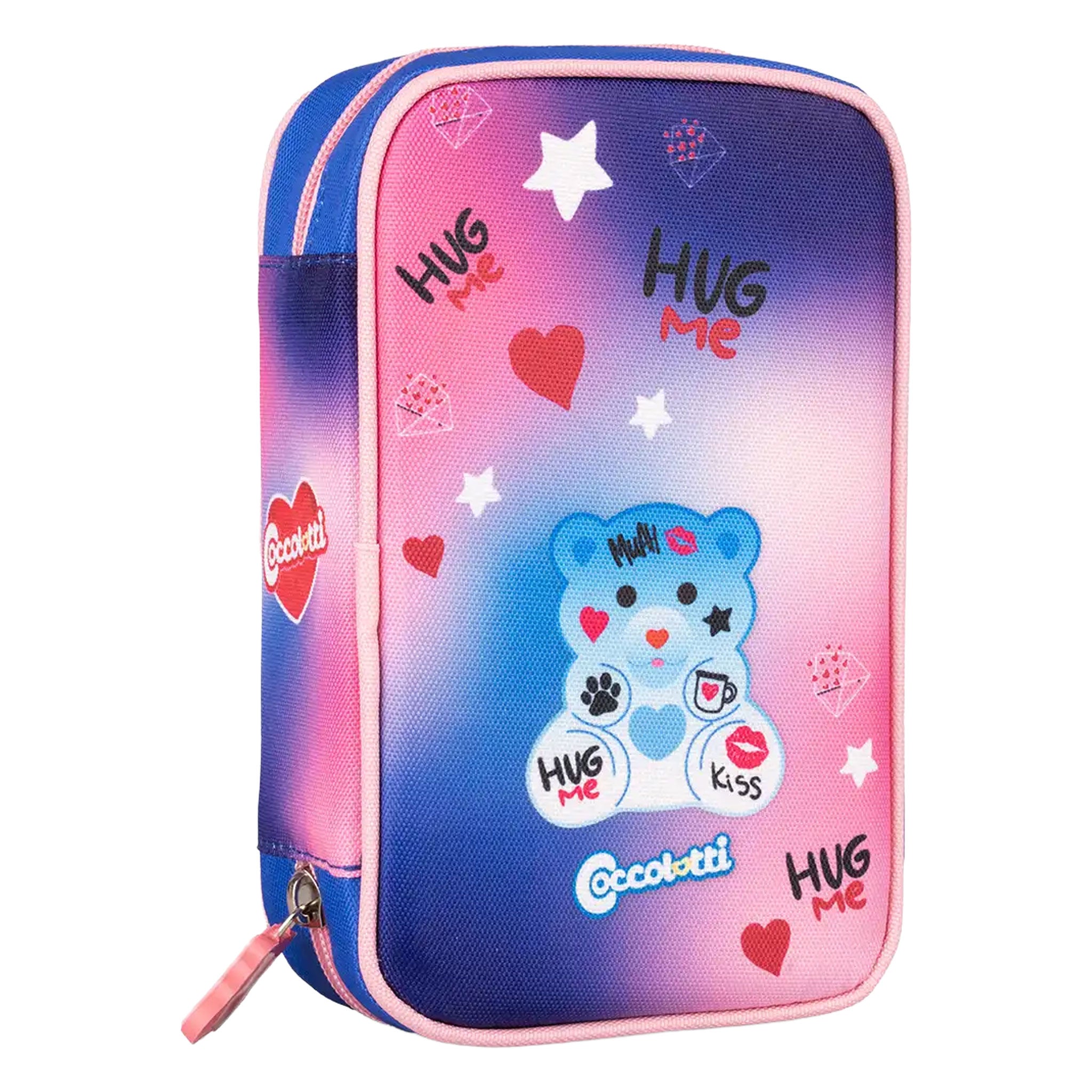 Astuccio 1 zip Coccolotti - Love Azzurro
