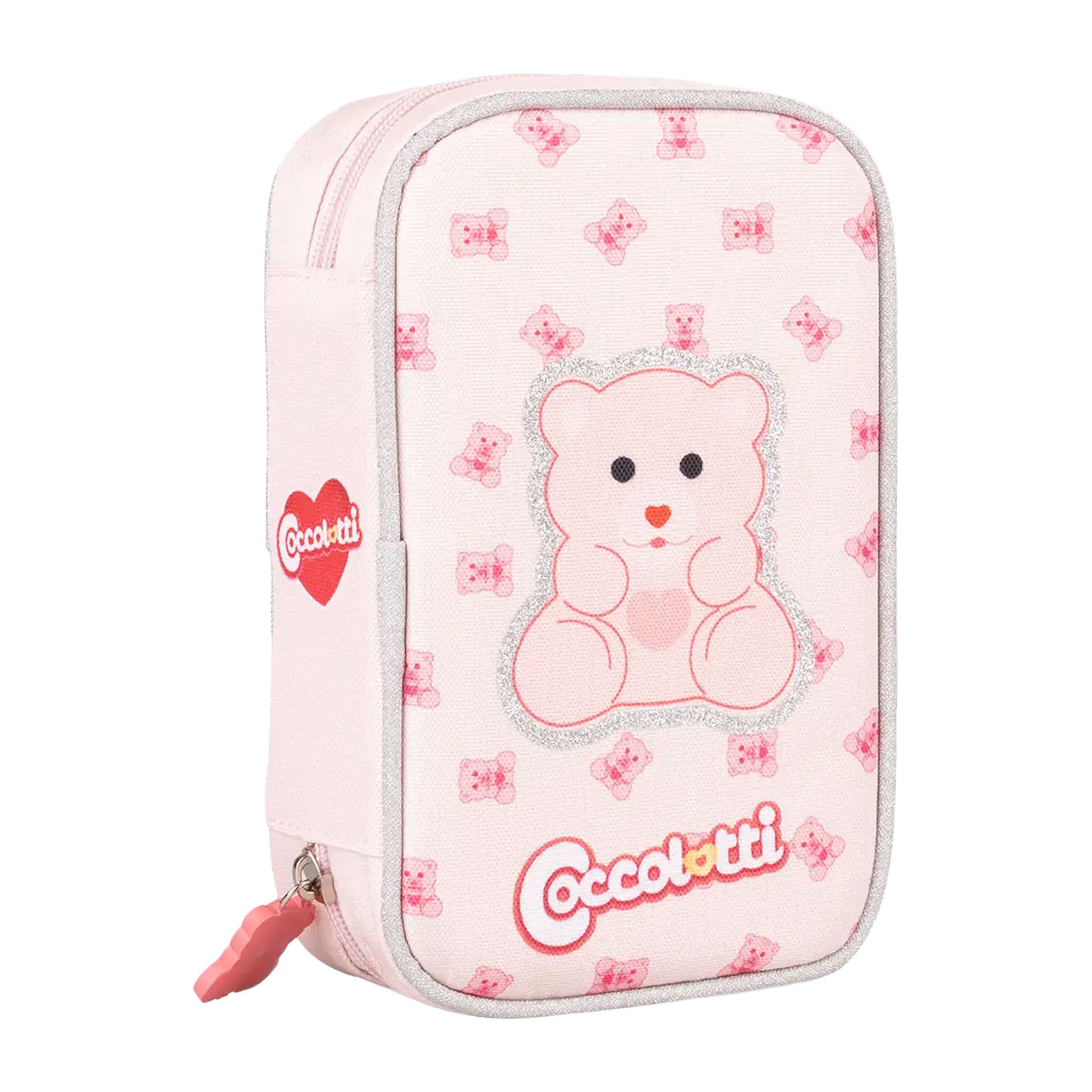 Astuccio 1 zip Coccolotti - Rosa