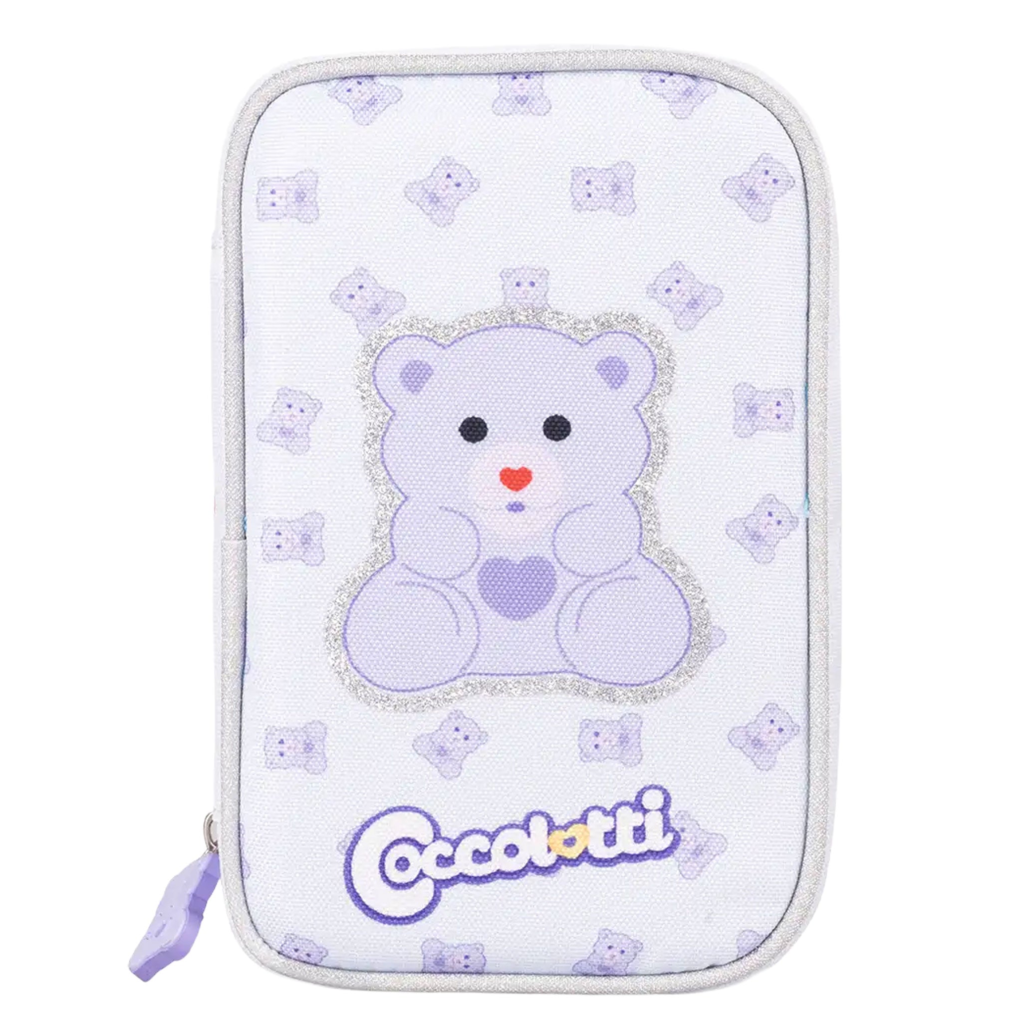 Astuccio 1 zip Coccolotti - Lilla