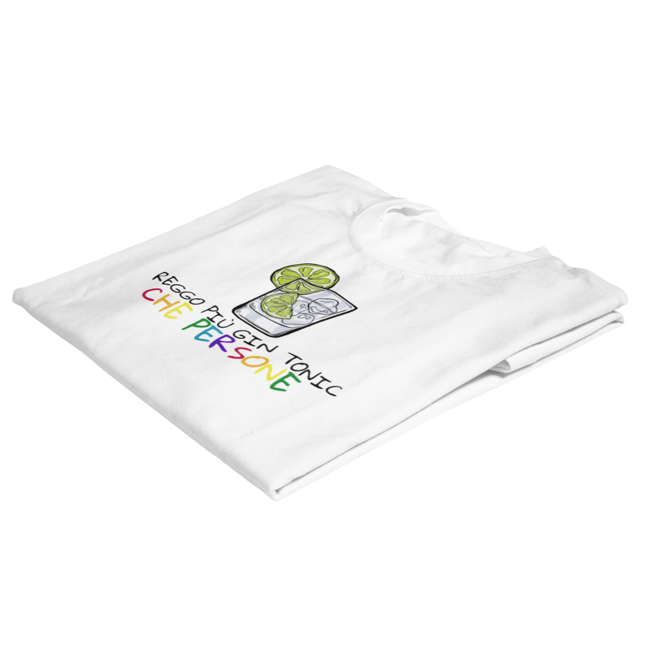 T-Shirt "Reggo più GinTonic che persone"