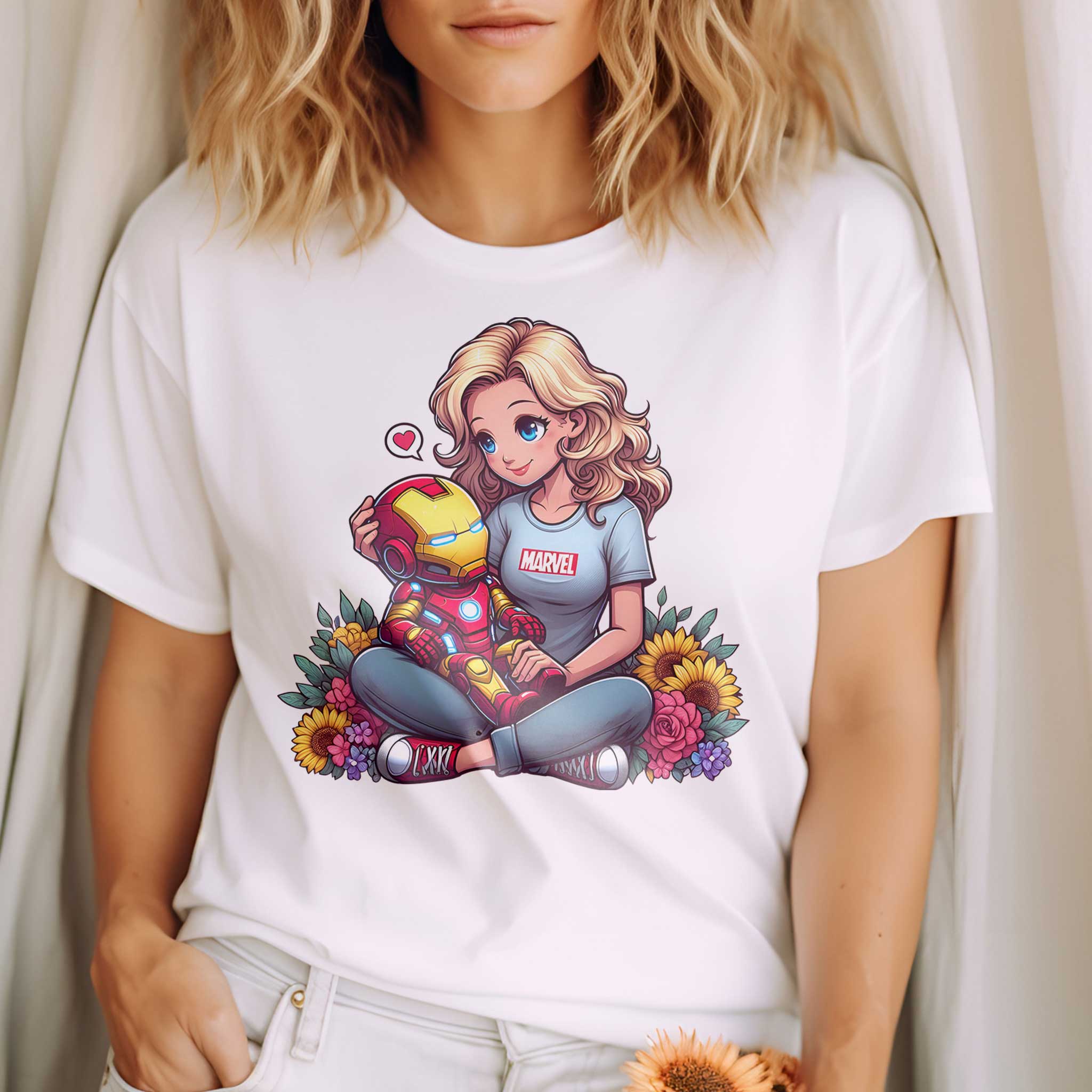 T-shirt "Mamma e Io - Supereroi