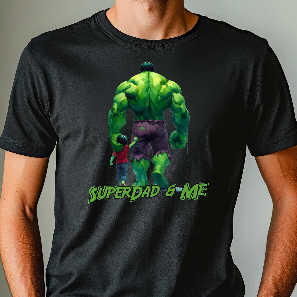 T-shirt "Super Dad & Me" - Idea regalo per la Festa del Papà