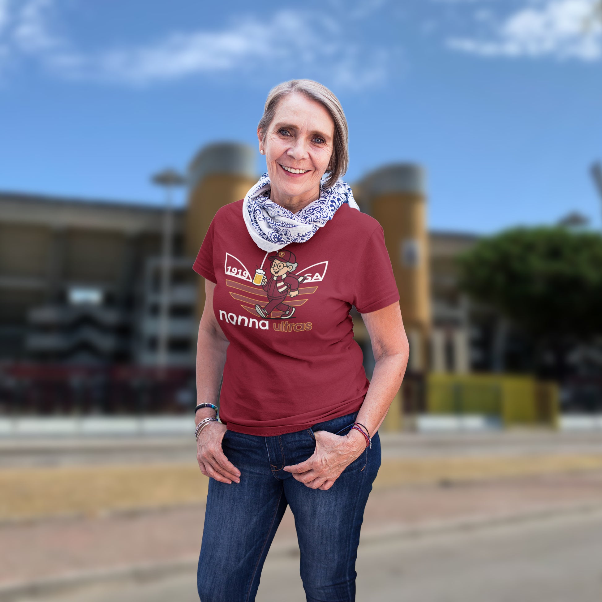T-shirt Festa dei Nonni – “Nonna Ultras Salernitana"