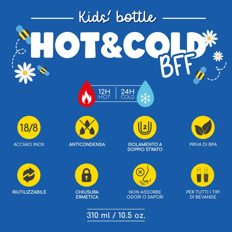 Borraccia Termica per Bambini - Hot&Cold BFF - TEDDY BEAR