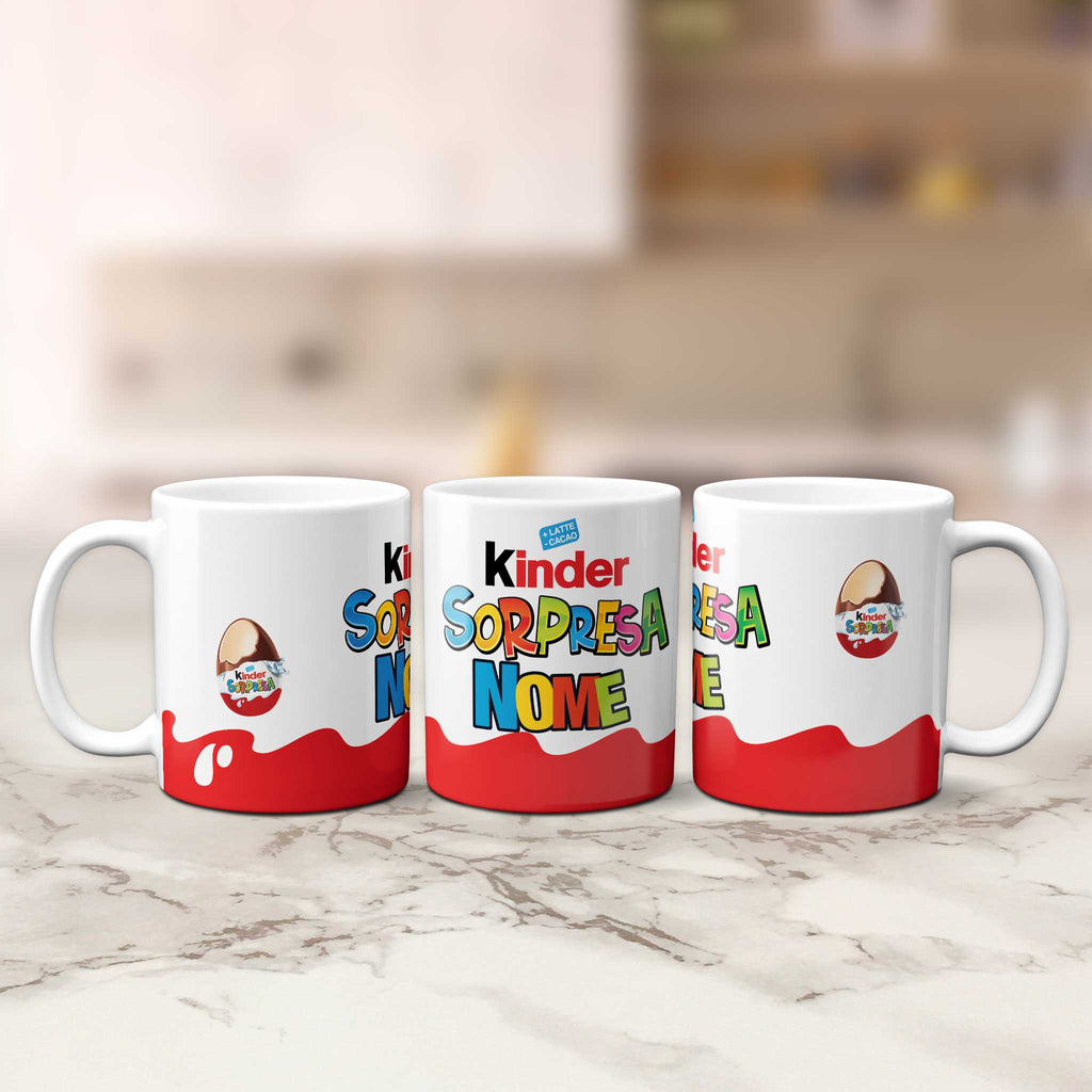 Tazza Personalizzata "Kinder Sorpresa" – L’alternativa perfetta all'uovo di Pasqua!