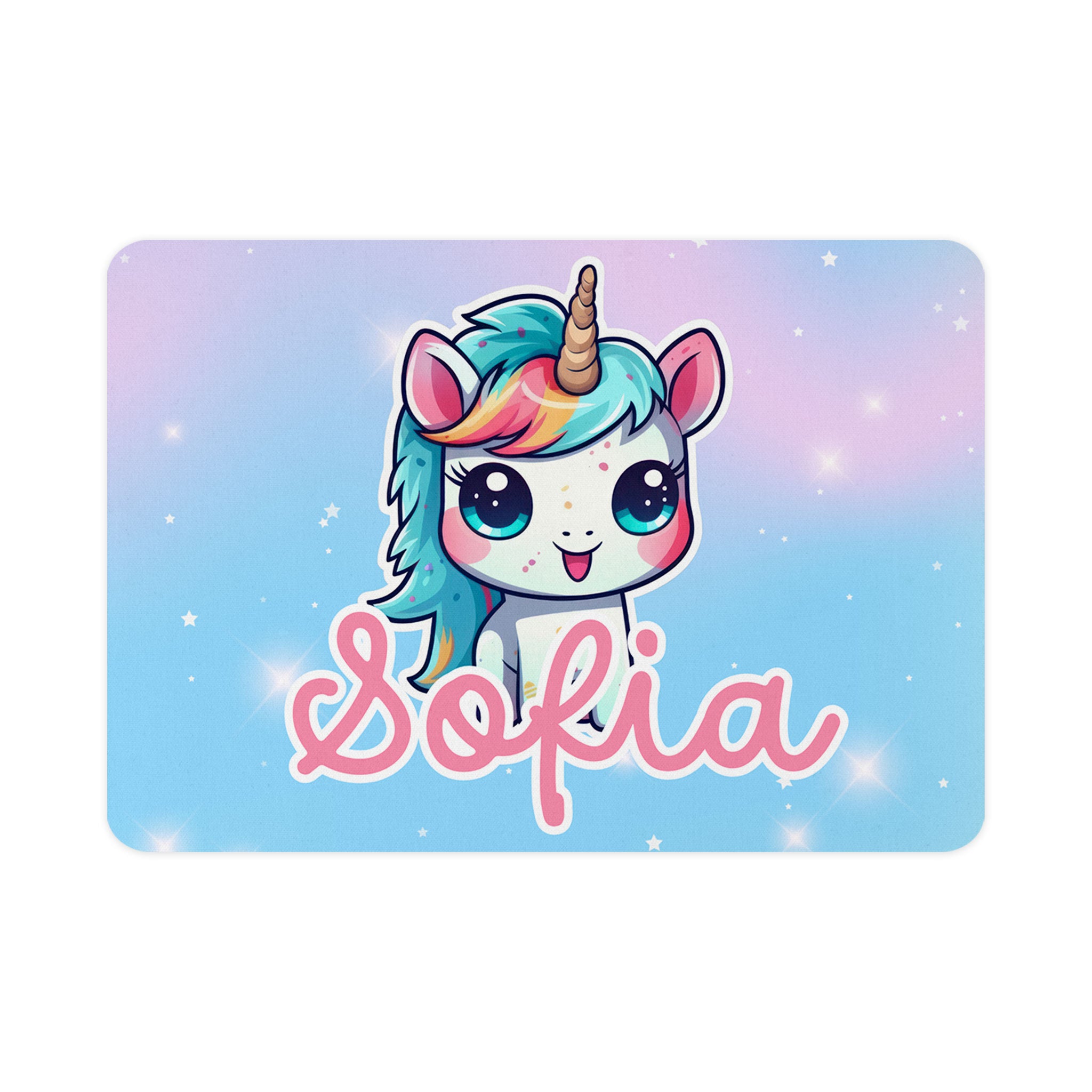 TOVAGLIETTA PERSONALIZZATA UNICORNO