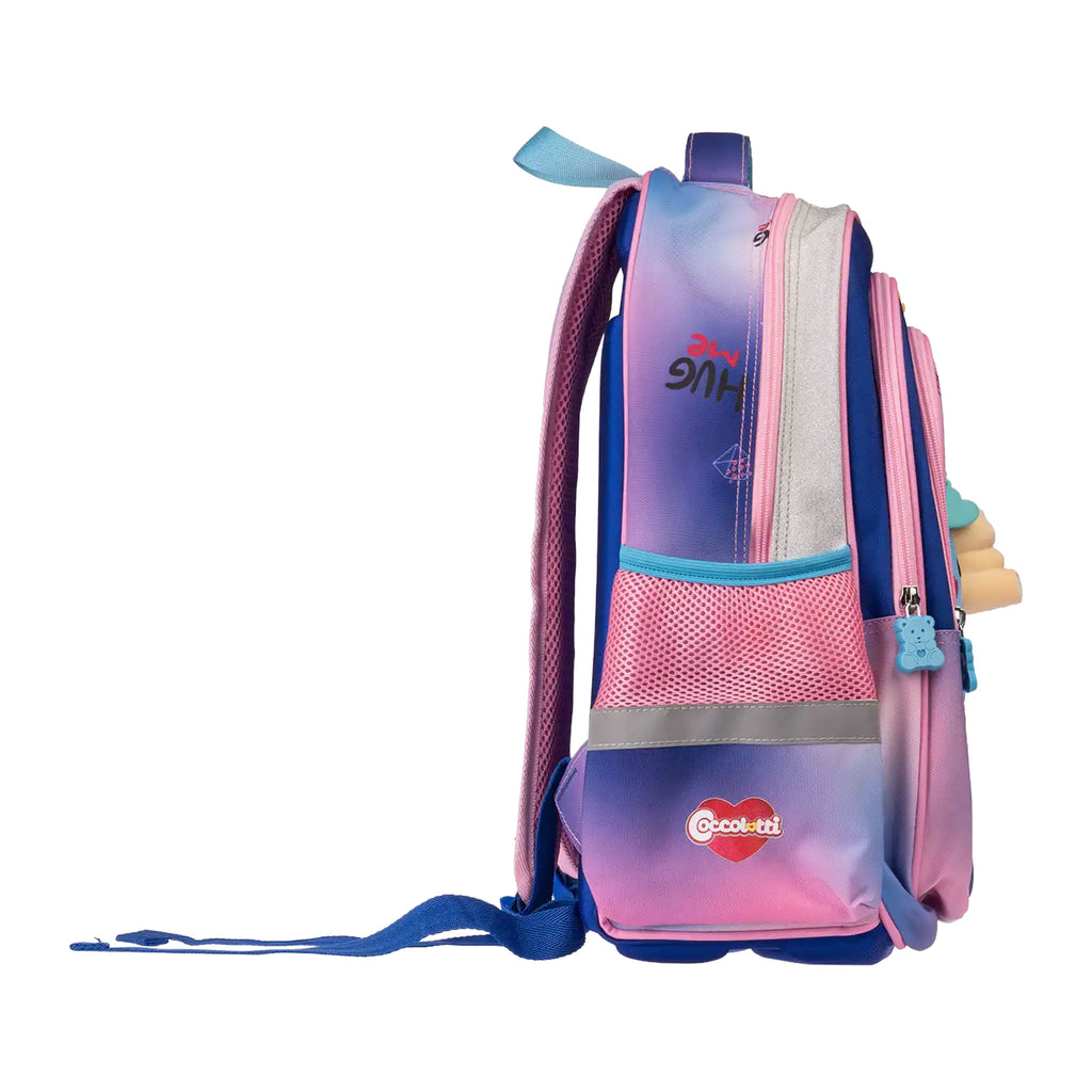 Zaino scuola Coccolotti Love Azzurro con Coccolotto omaggio