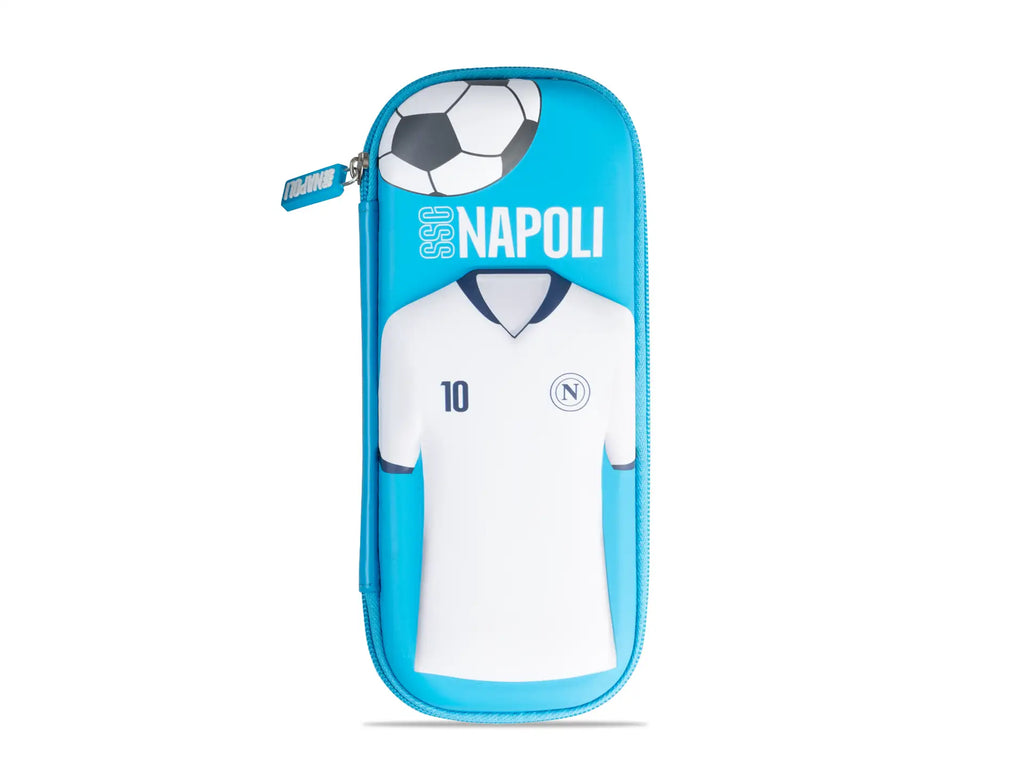Astuccio portapenne rigido SSC Napoli - AZZURRO