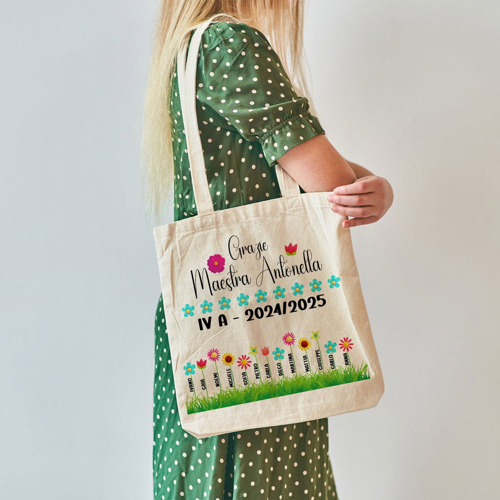 Borsa Personalizzata per Maestra – Fine Anno Scolastico