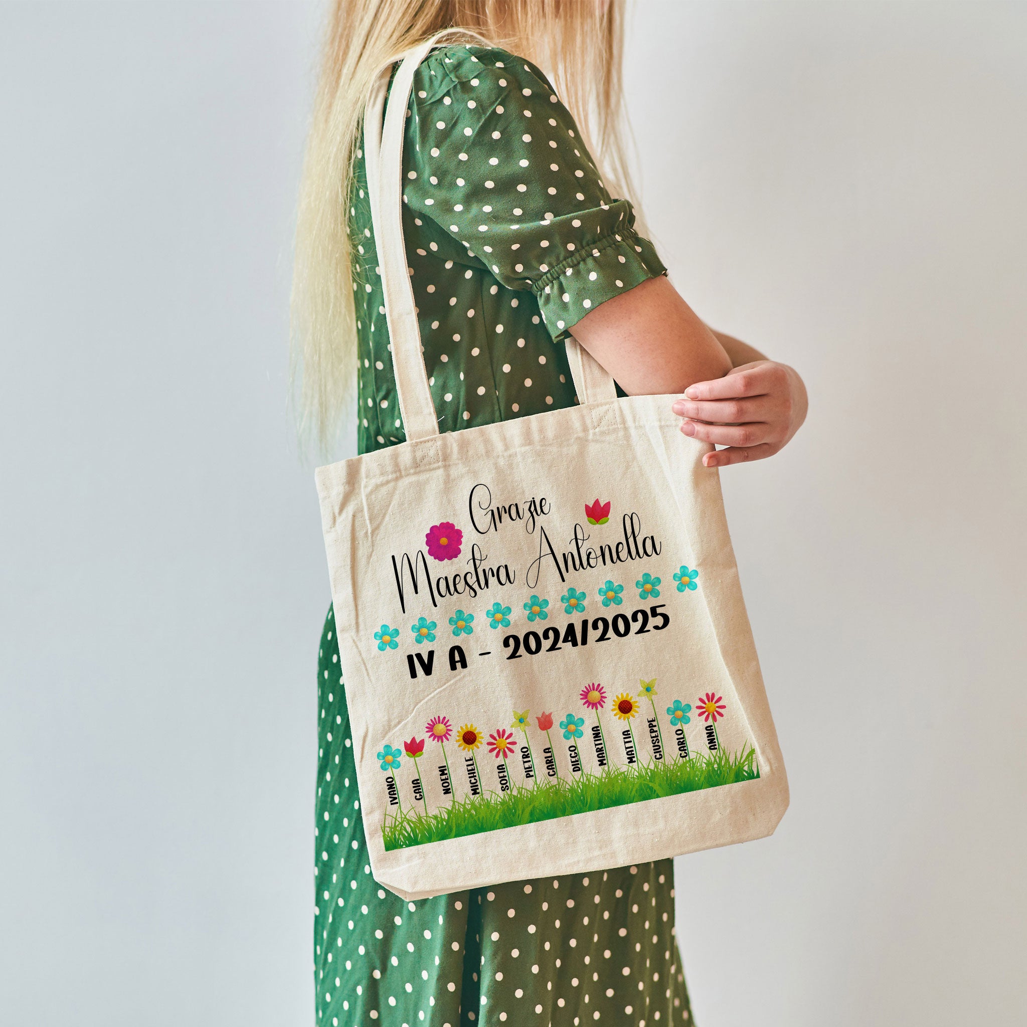 Borsa Personalizzata per Maestra – Fine Anno Scolastico