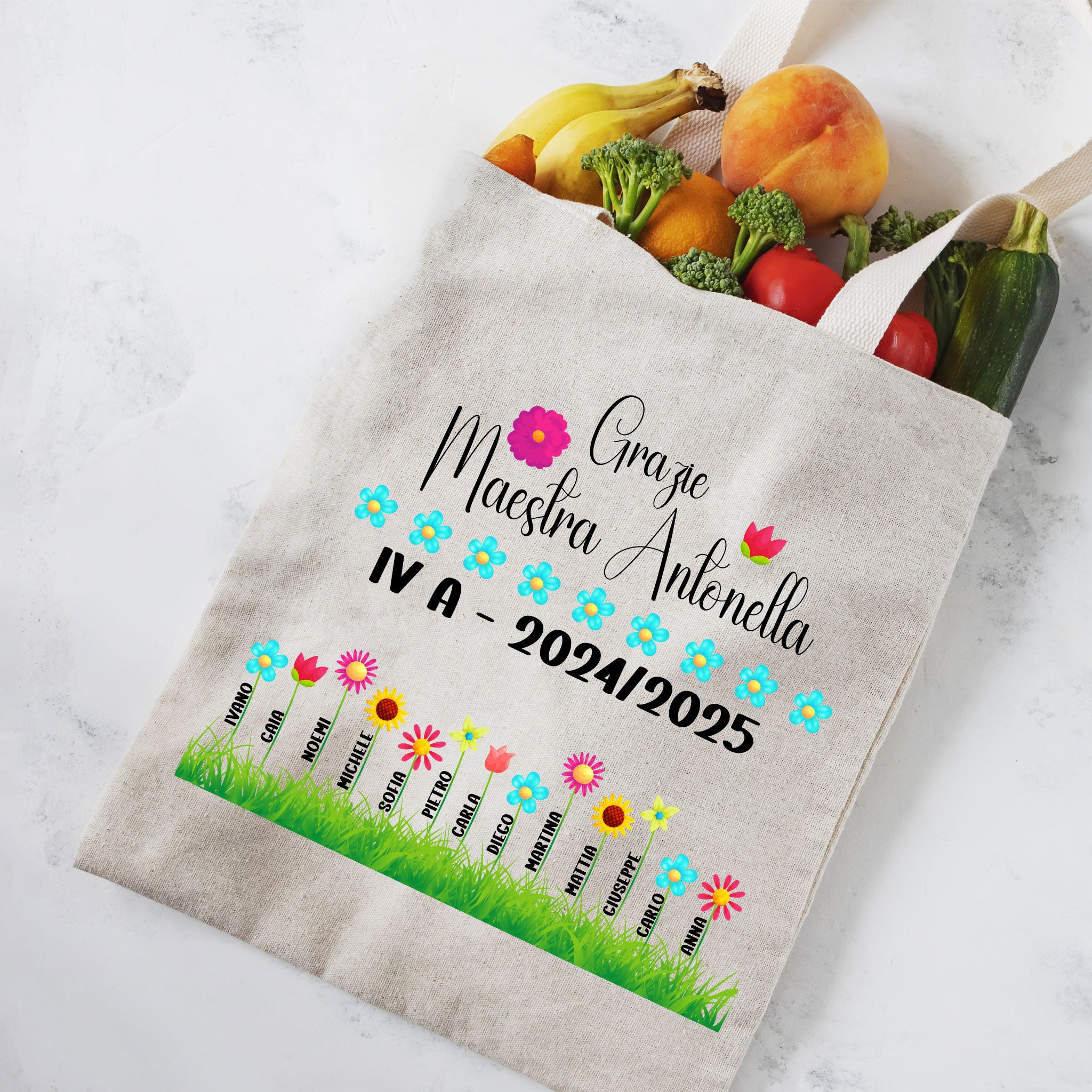 Borsa Personalizzata per Maestra – Fine Anno Scolastico