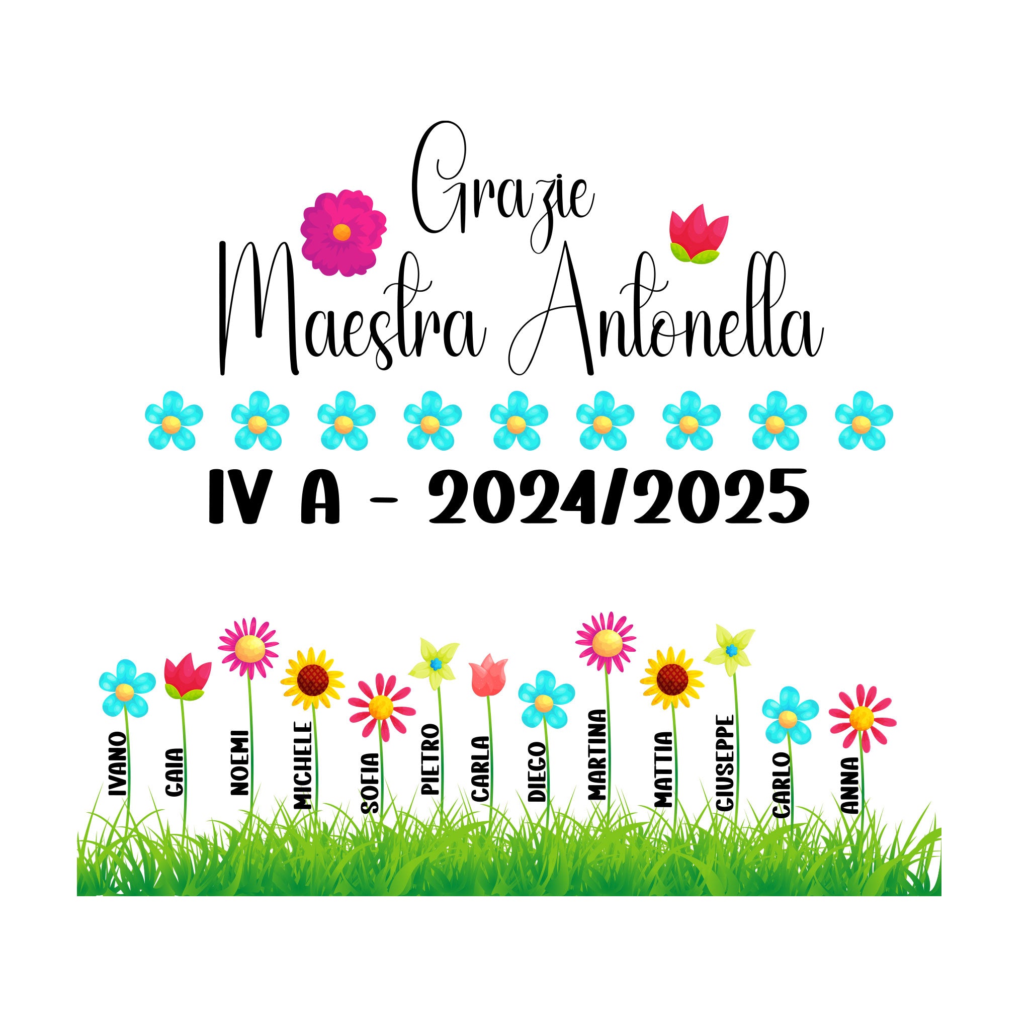 Borsa Personalizzata per Maestra – Fine Anno Scolastico