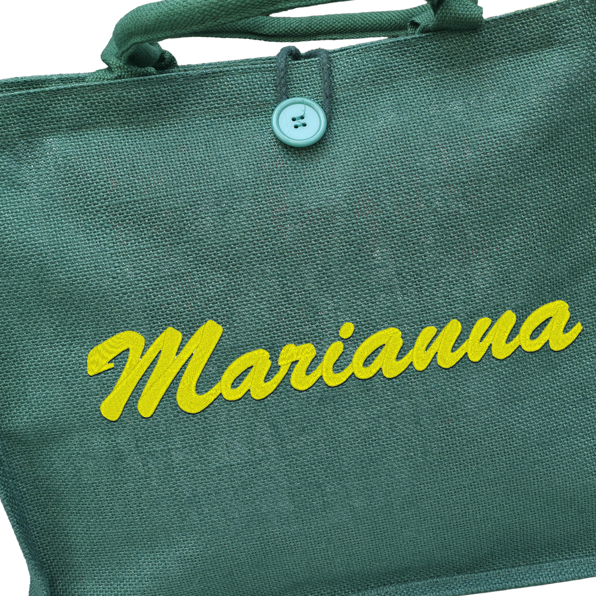 Borsa Mare in Juta Personalizzata con Nome