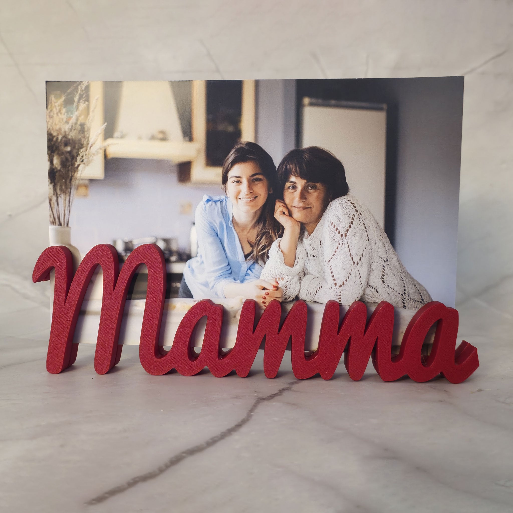 Porta Foto 3D “Mamma” – Idea Regalo Unica