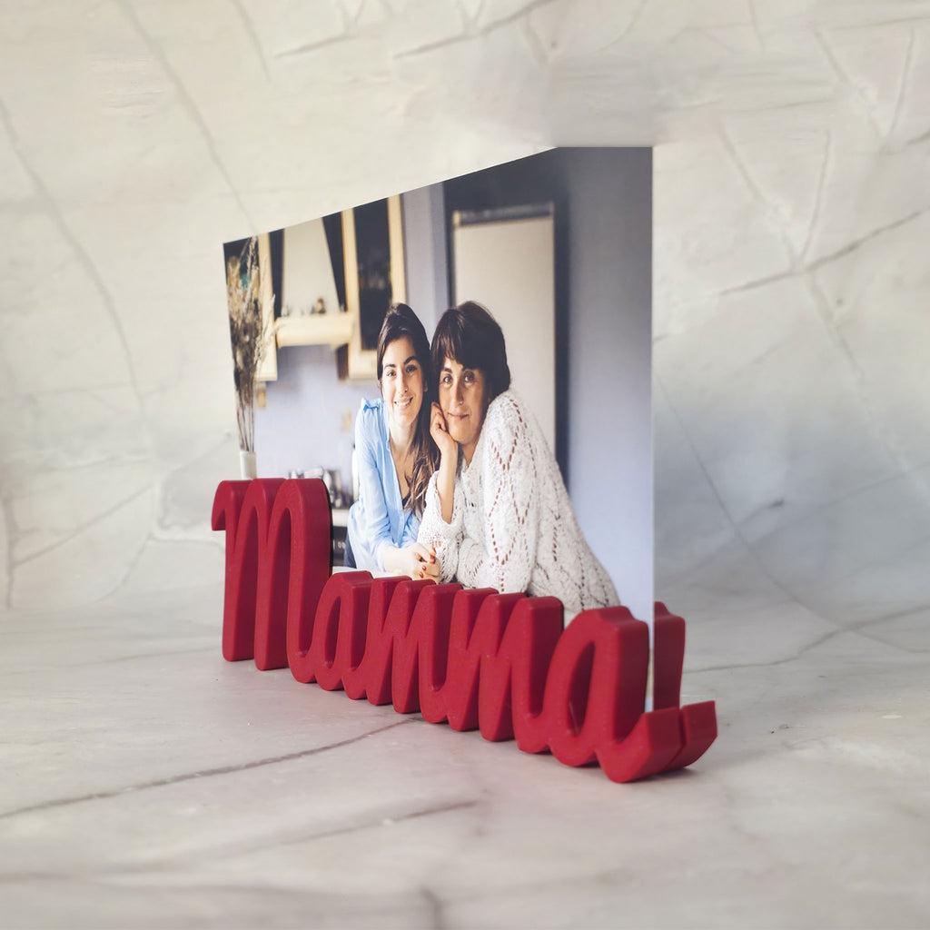 Porta Foto 3D “Mamma” – Idea Regalo Unica