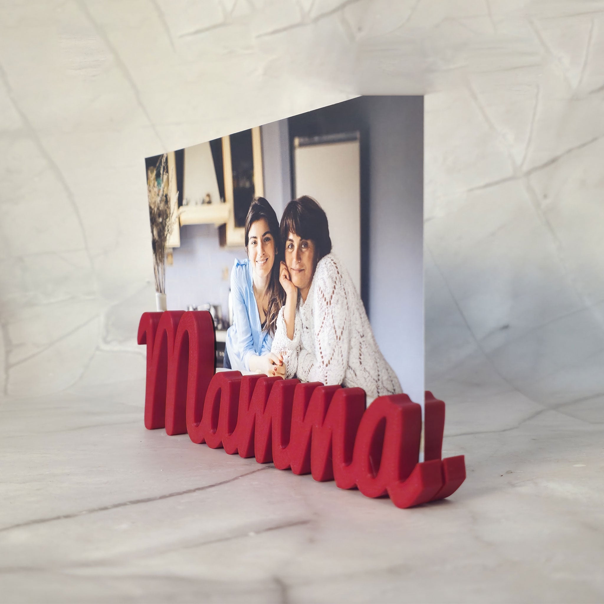Porta Foto 3D “Mamma” – Idea Regalo Unica