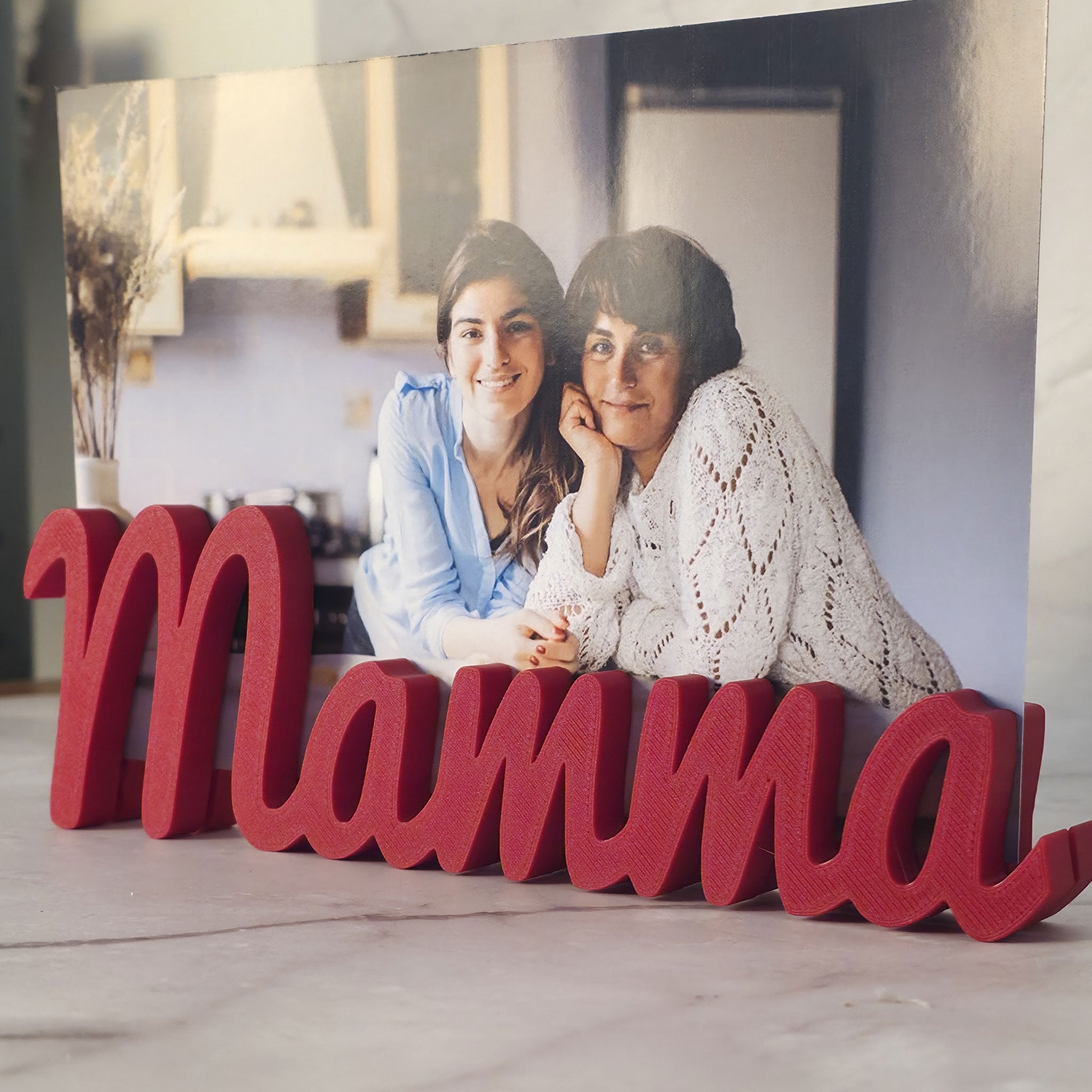Porta Foto 3D “Mamma” – Idea Regalo Unica