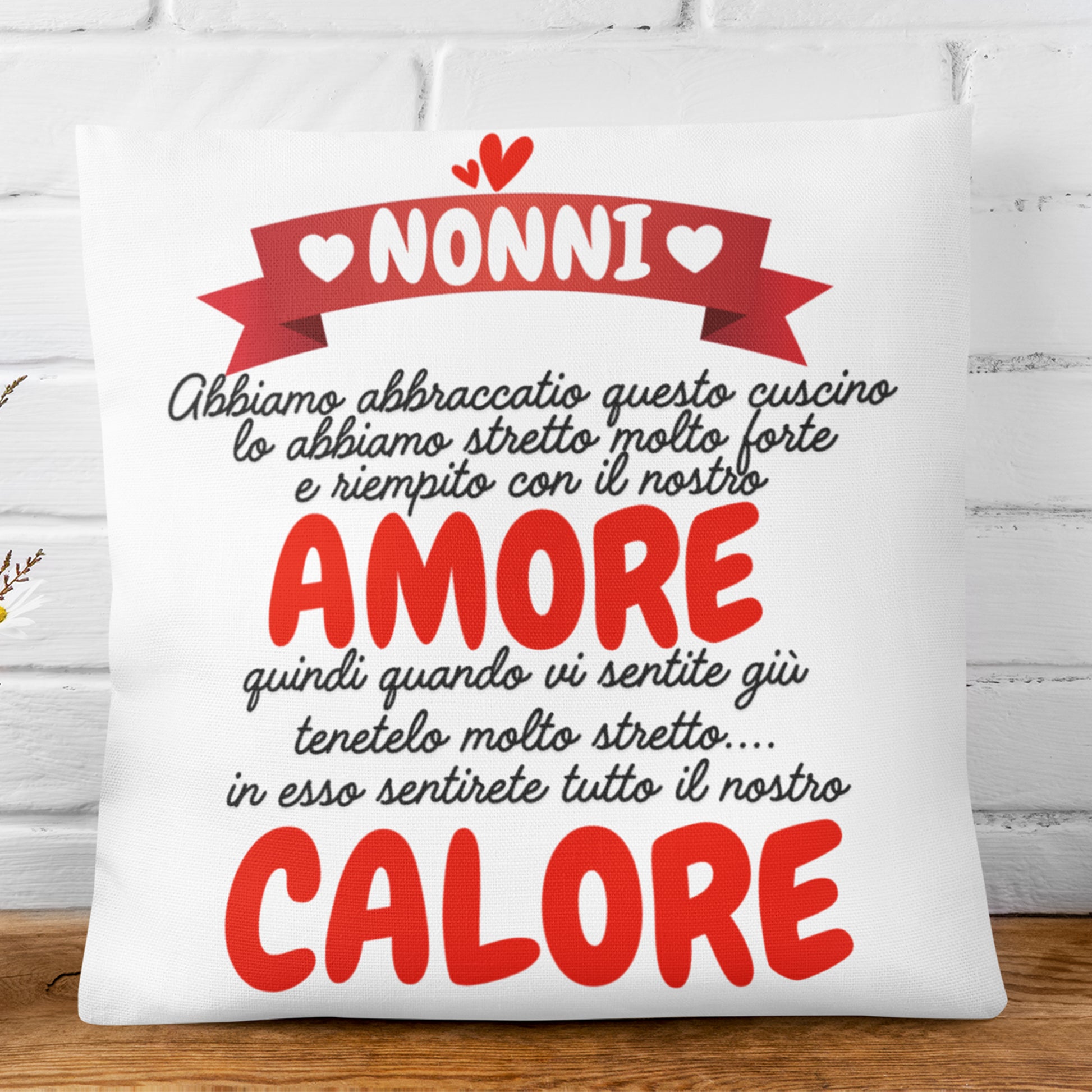 Cuscino Festa dei Nonni - "Nonni"