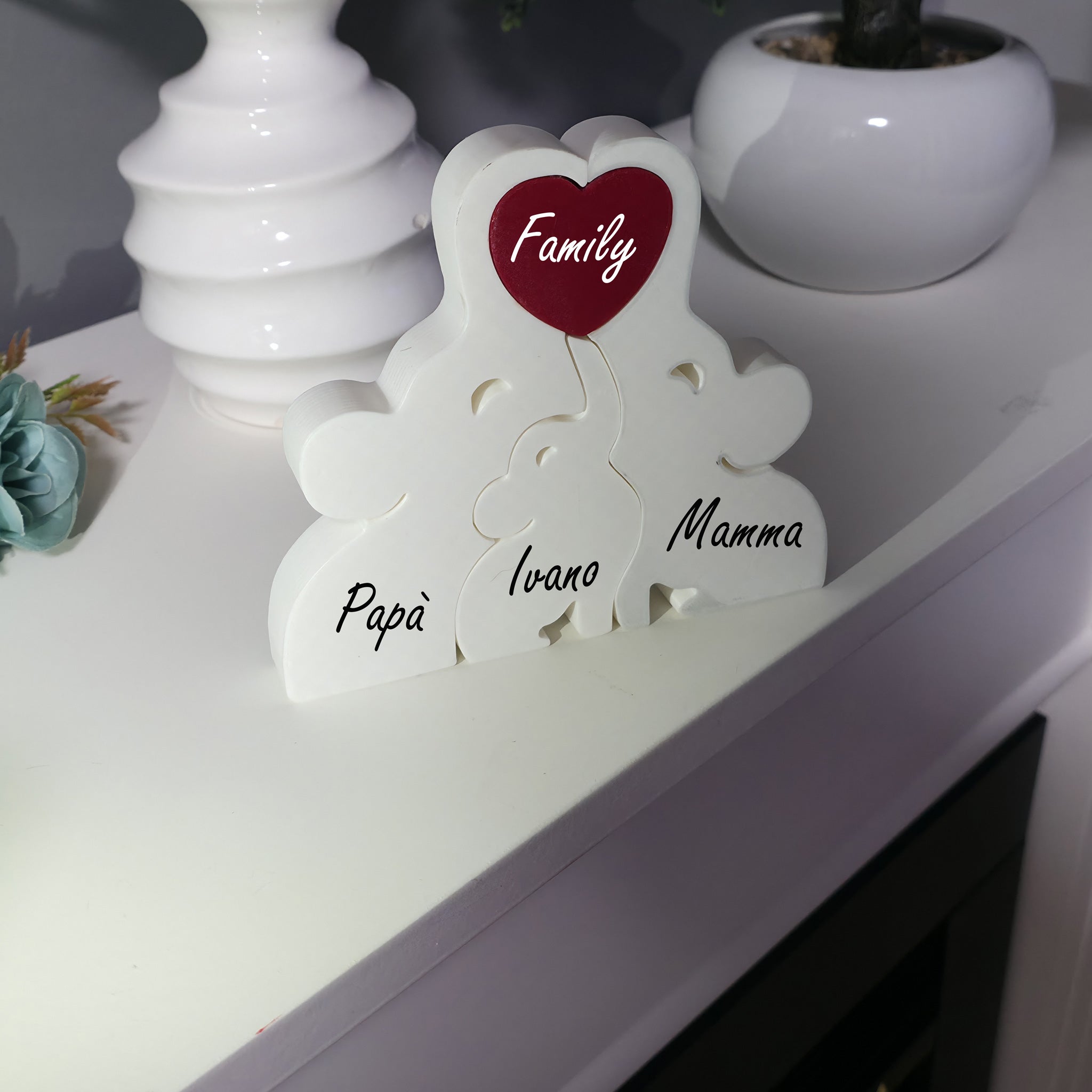 Elefantini Personalizzati – Un Abbraccio di Famiglia in Miniatura