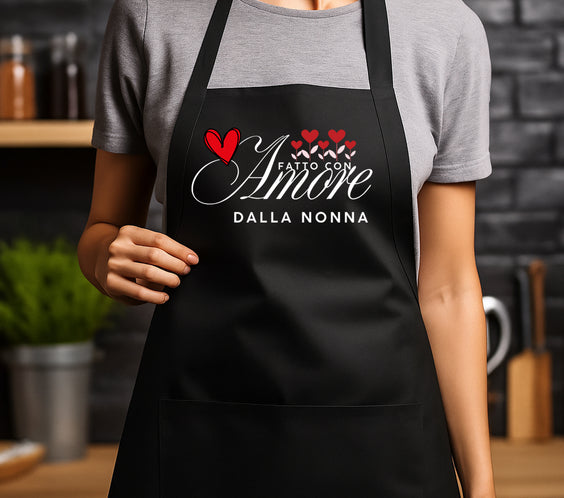 Grembiule Festa dei Nonni – Fatto con amore