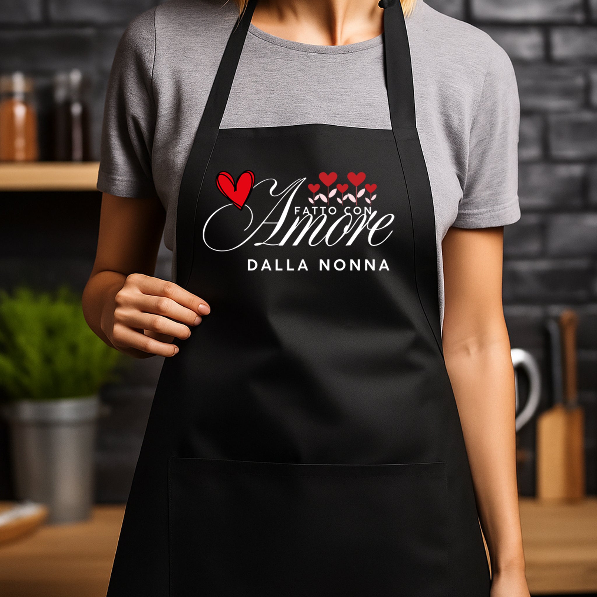 Grembiule Festa dei Nonni – Fatto con amore
