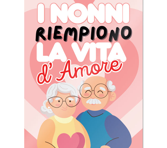Lastra in Alluminio “I nonni riempiono la vita d'amore