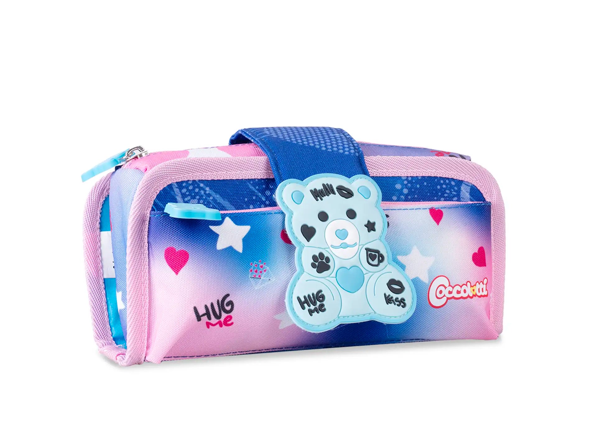 Astuccio portapenne Coccolotti 2 in 1 - Azzurro
