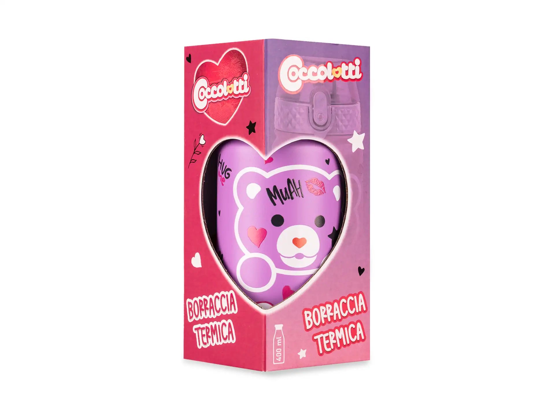 Borraccia termica 400ml Coccolotti Love&Tell - Viola