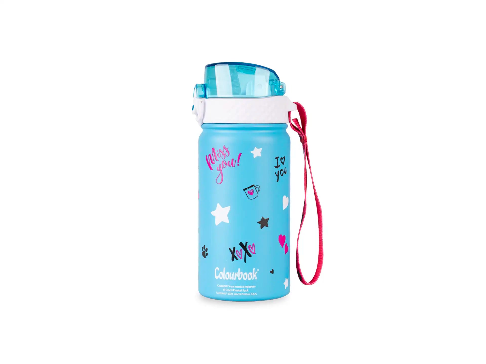 Borraccia termica 400ml Coccolotti Love&Tell Azzurro