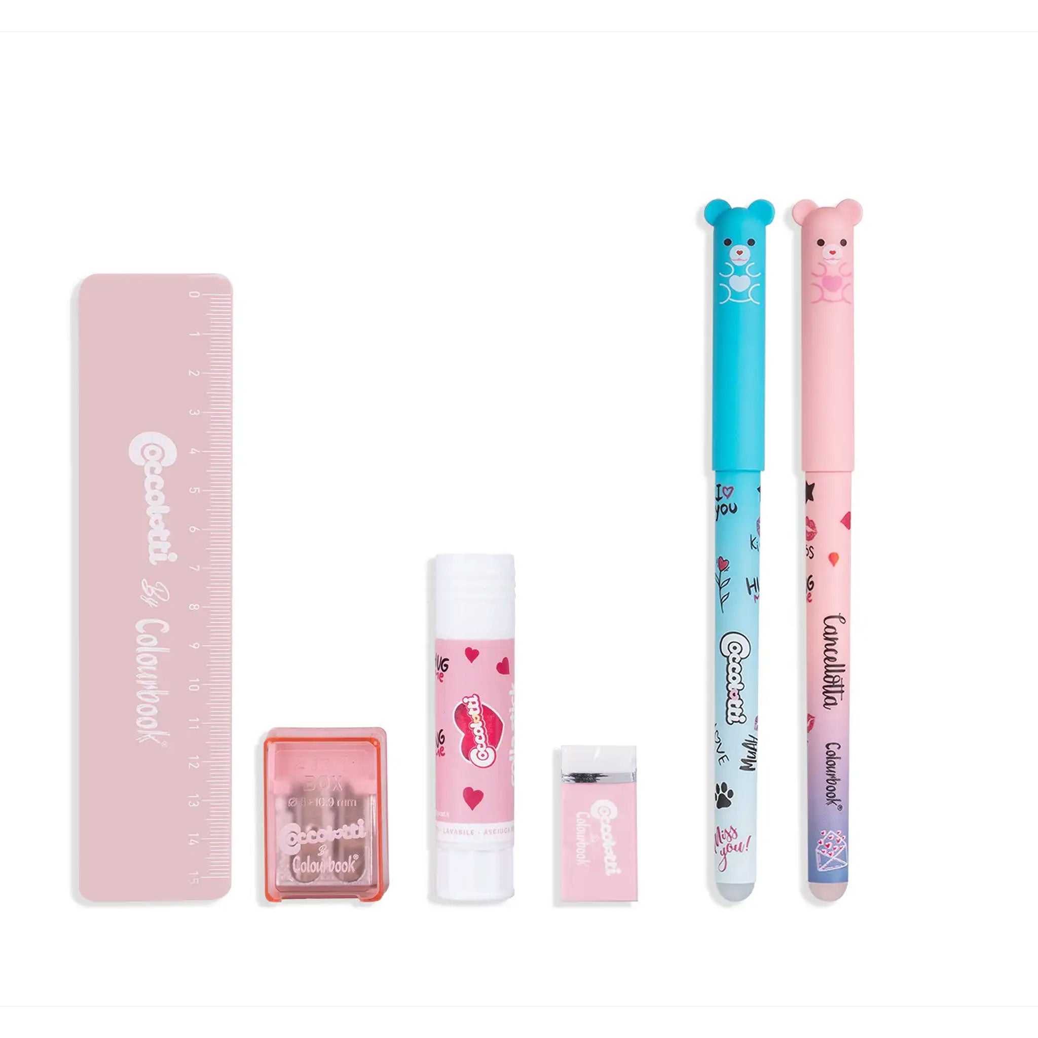 Astuccio 1 zip Coccolotti - Love Rosa