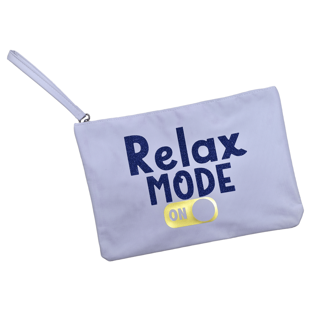 Pochette "Relax Mode ON" – Vivi il tuo momento di relax con stile!