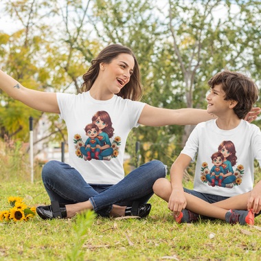 Coppia T-Shirt Super Mom