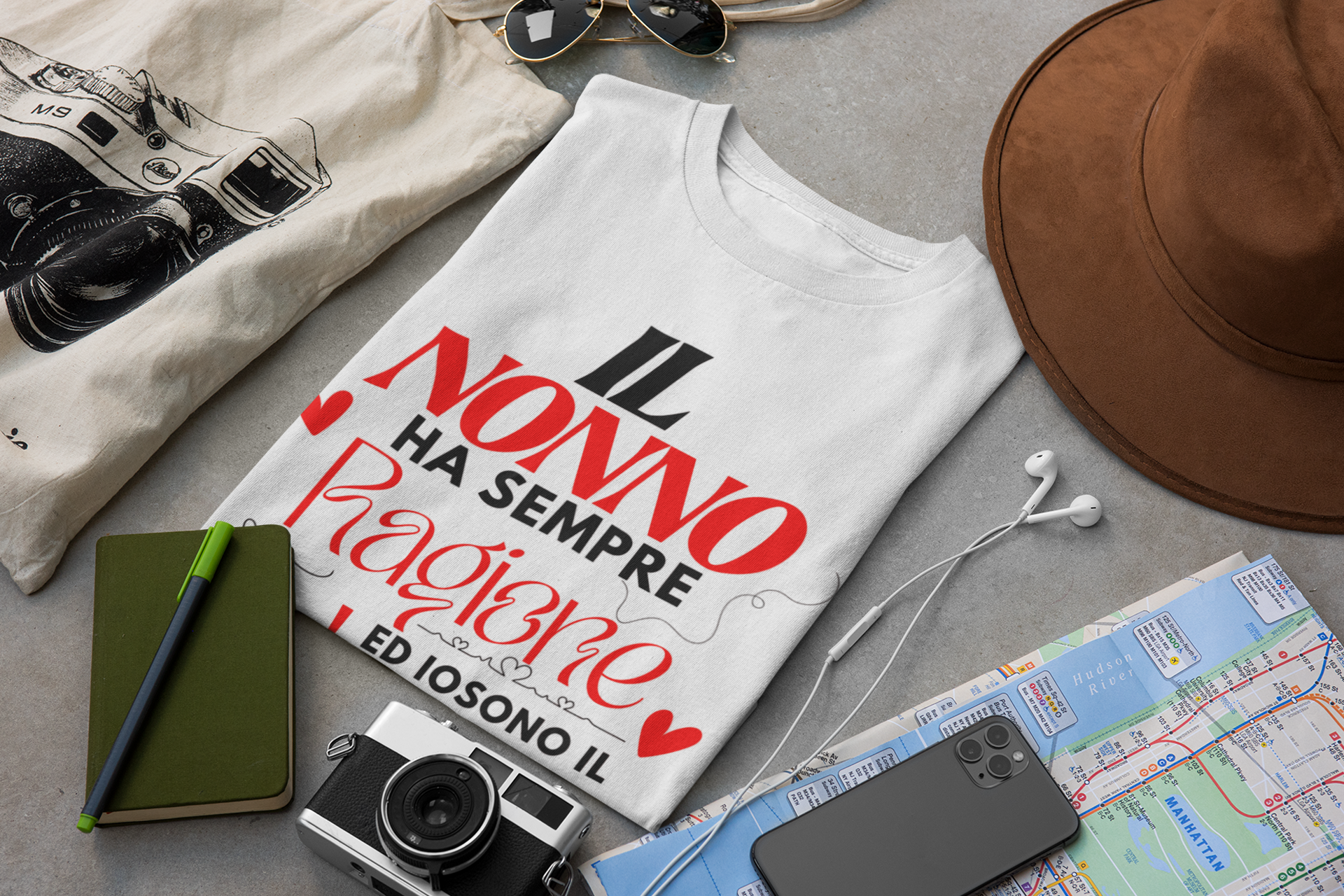 T-shirt Festa dei Nonni – “Il Nonno ha sempre ragione ed io sono il Nonno”