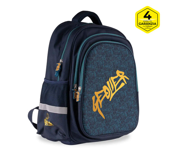Zaino scuola Graffiti Geolier con cuffie omaggio