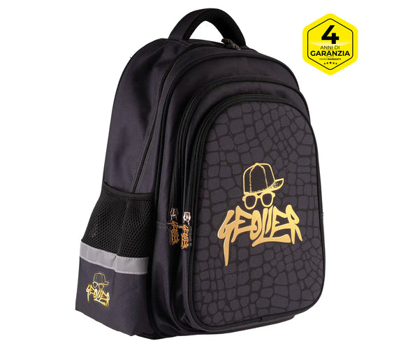 Zaino scuola Skin Geolier con cuffie omaggio