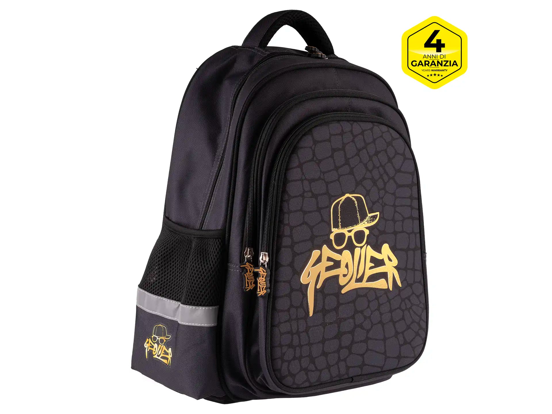 Zaino scuola Skin Geolier con cuffie omaggio